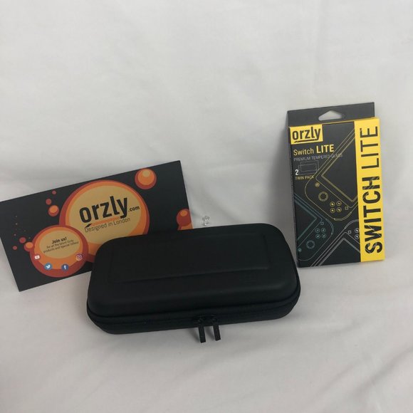 Orzly Nintendo Switch Lite Essential Pack For Switch Lite Black New Open Box - Picture 8 of 11